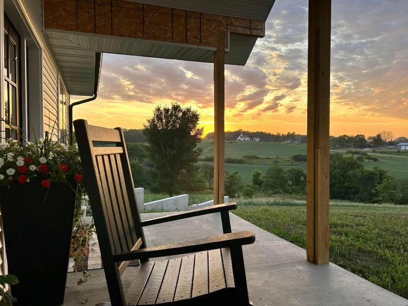 My view tonight from rural Iowa 💕