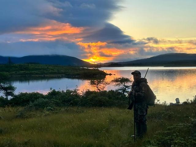 Our off grid oasis for 5 weeks guiding moose hunters Newfoundland, Canada .