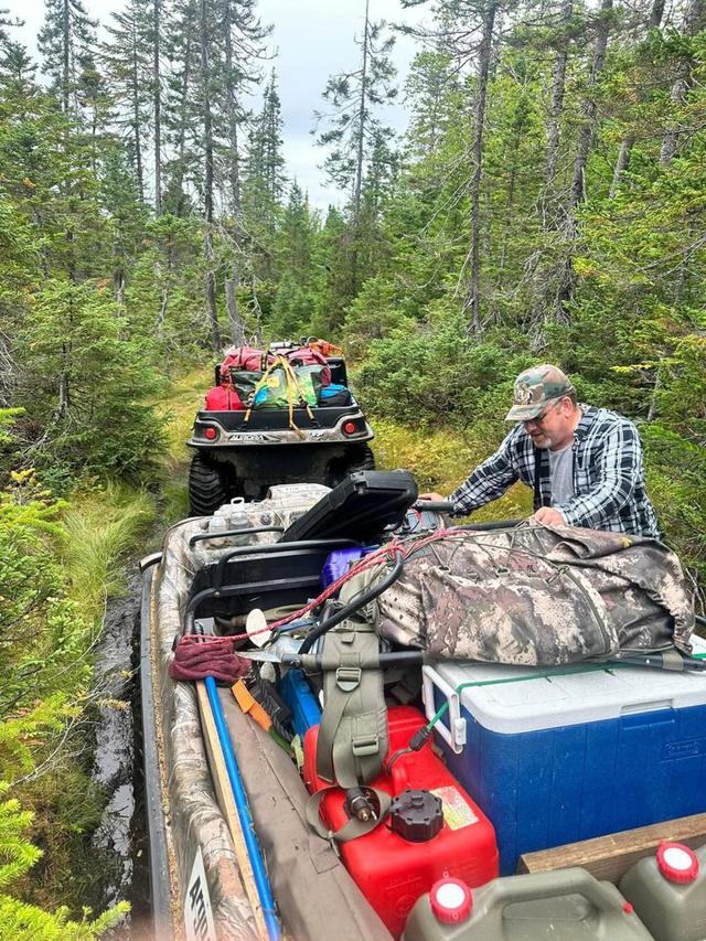 Our off grid oasis for 5 weeks guiding moose hunters Newfoundland, Canada .